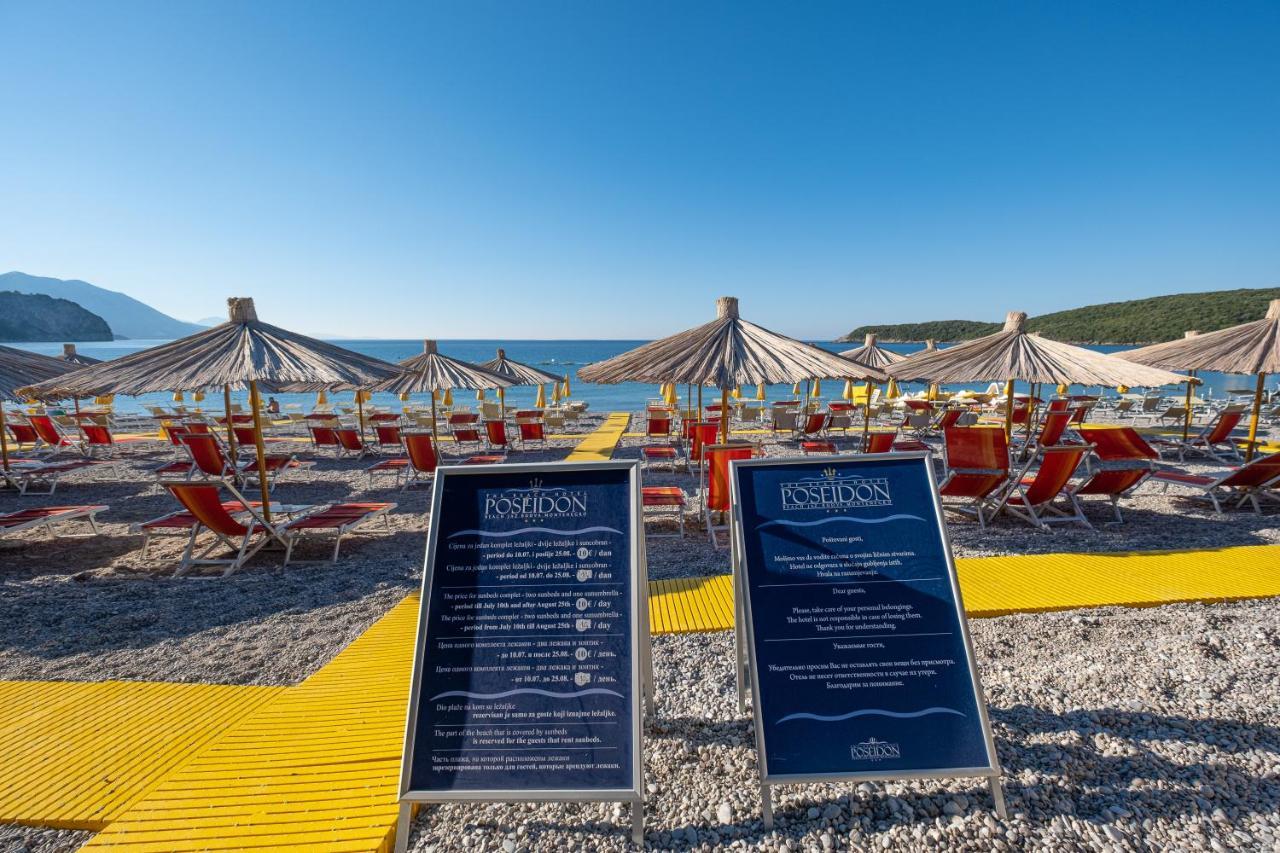 Poseidon The Beach Hotel Будва Экстерьер фото